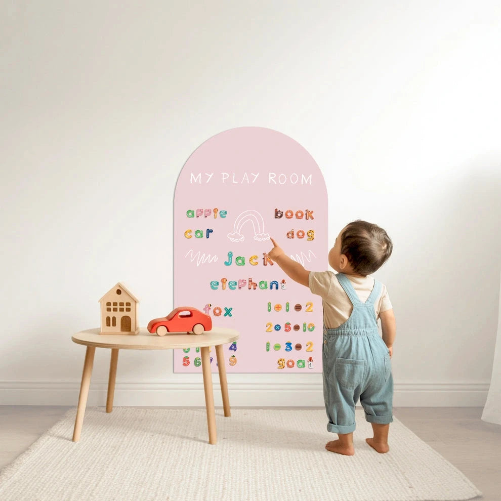 Removable Magnetic Arch 3-in-1 Chalk Board Wall Sticker
