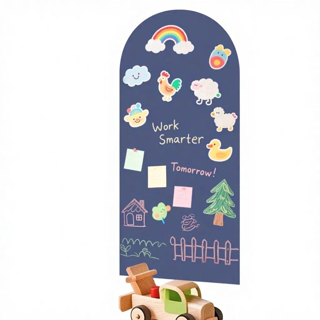 Removable Magnetic Arch 3-in-1 Chalk Board Wall Sticker