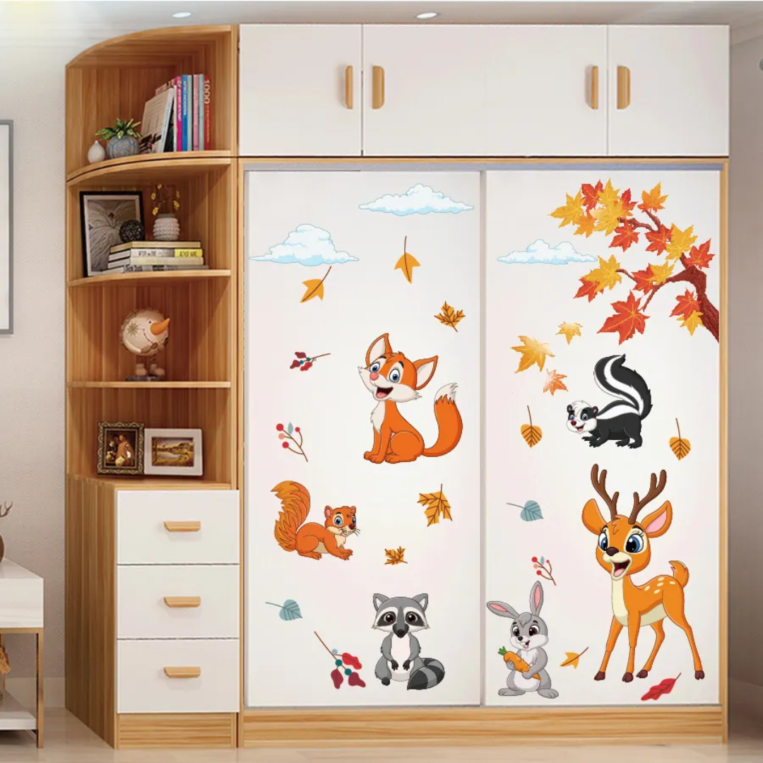 Forest Animals Nursery Wall Sticker