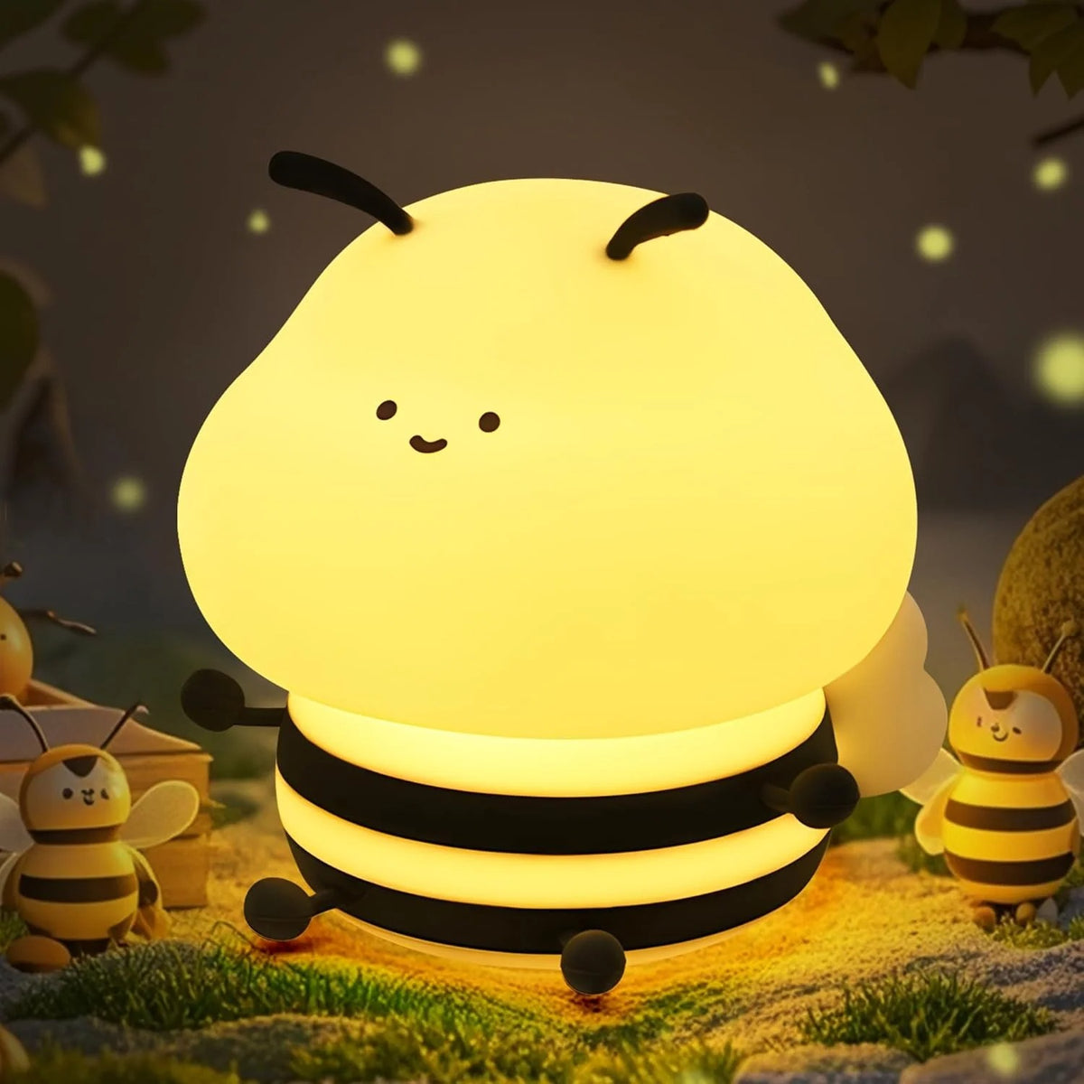 Glow Buddies - Squishy Bee Night Light